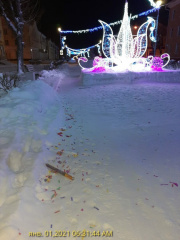 По уборке города и новогоднего городка