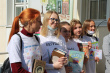 В Лесном состоялся осенний забег Всероссийской акции «Бегущая книга»